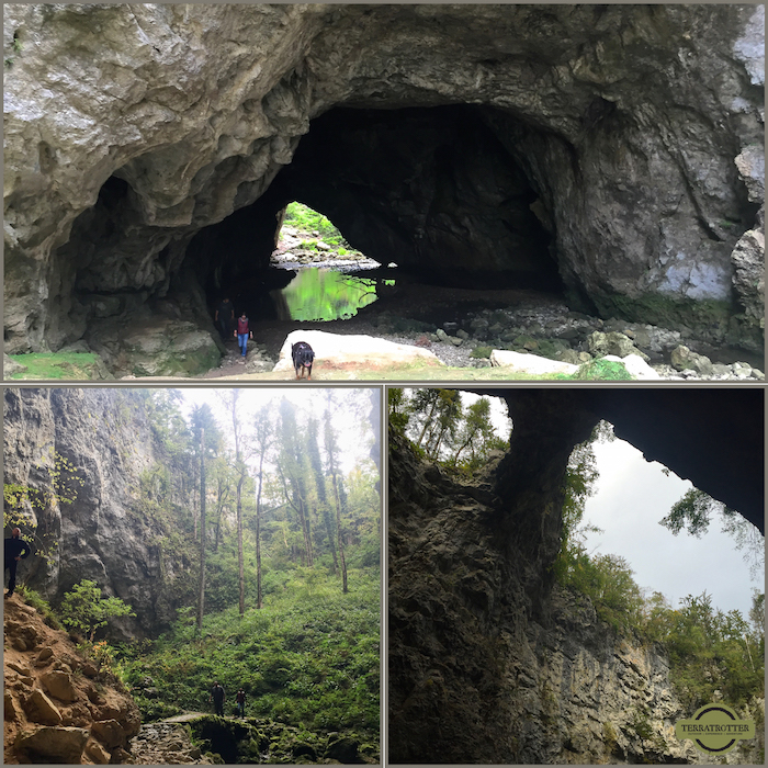 Exploring caves in Slovenia during your overland trip