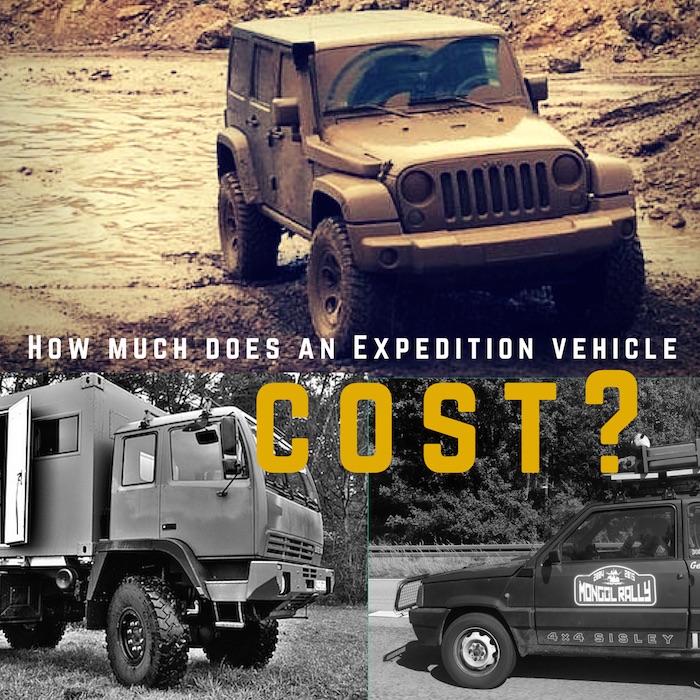 How much does an expedition vehicle cost?